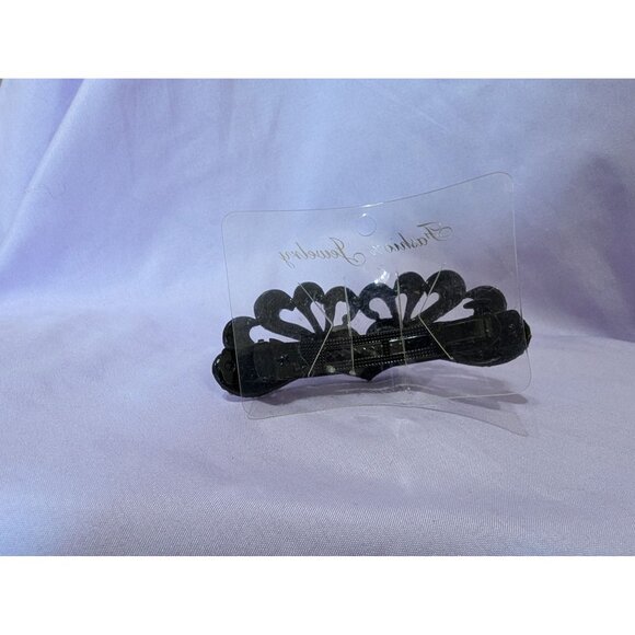 Vintage Rhinestone Crystal Hair Clip With Elegant Design - Picture 3 of 4